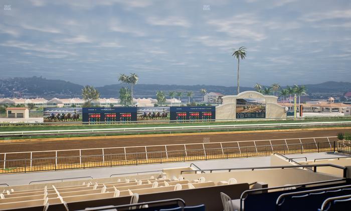 Del Mar Thoroughbred Club - Section Stretch Run Box 31 C Lvl 2 Seat View