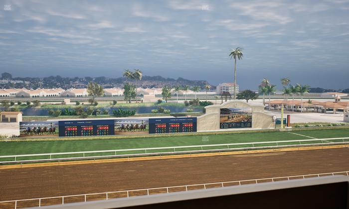 Del Mar Thoroughbred Club - Section Stretch Run Box 31 L Lvl 4 Seat View