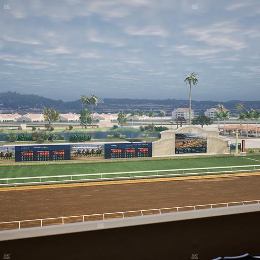 Del Mar Thoroughbred Club - Section Stretch Run Box 31 L Lvl 4 Seat View