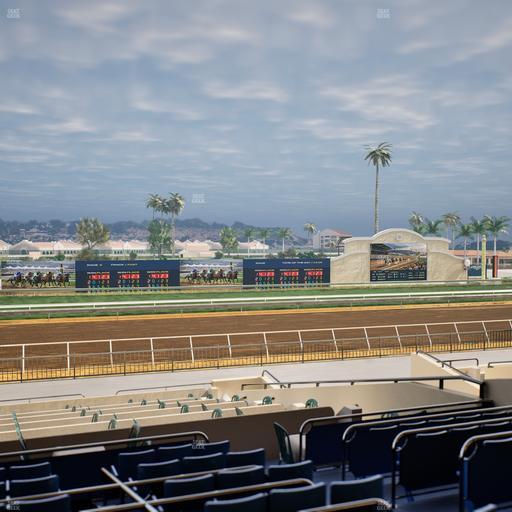 Del Mar Thoroughbred Club - Section Stretch Run Box 31 Lvl 2 Seat View