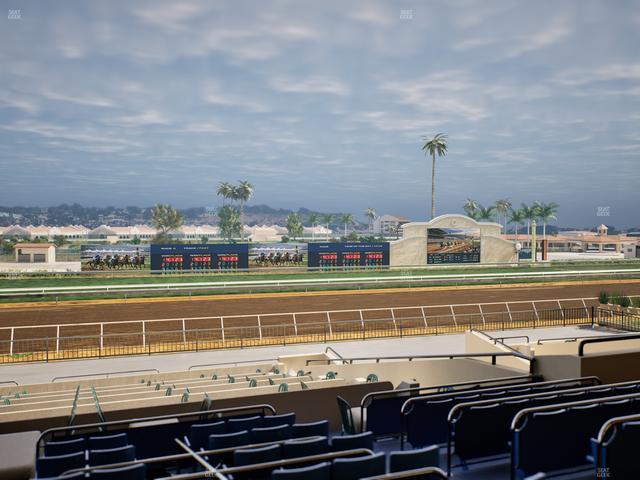 Del Mar Thoroughbred Club - Section Stretch Run Box 31 Lvl 2 Seat View