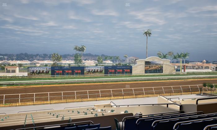 Del Mar Thoroughbred Club - Section Stretch Run Box 31 Lvl 2 Seat View