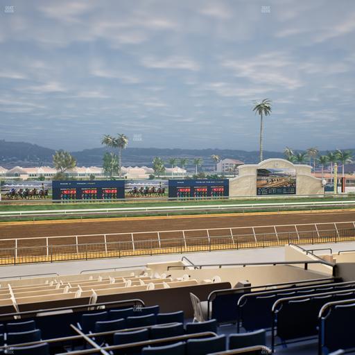 Del Mar Thoroughbred Club - Section Stretch Run Box 31 Lvl 2 Seat View