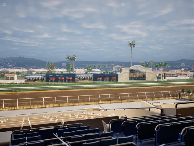 Del Mar Thoroughbred Club - Section Stretch Run Box 31 Lvl 2 Seat View