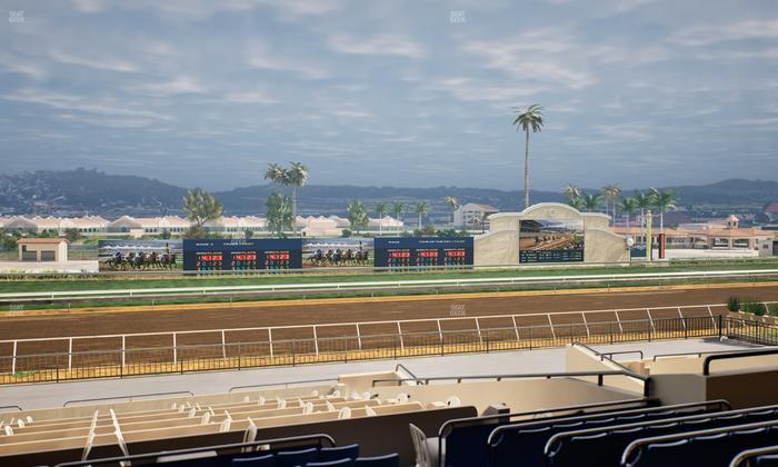 Del Mar Thoroughbred Club - Section Stretch Run Box 31 Lvl 2 Seat View