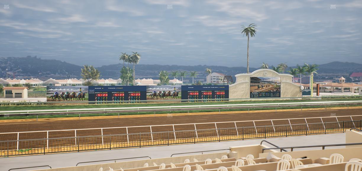 Del Mar Thoroughbred Club - Section Stretch Run Box 32 A Lvl 2 Seat View