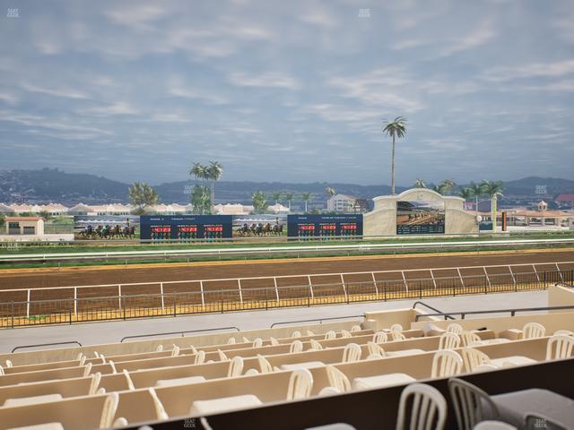 Del Mar Thoroughbred Club - Section Stretch Run Box 32 A Lvl 2 Seat View