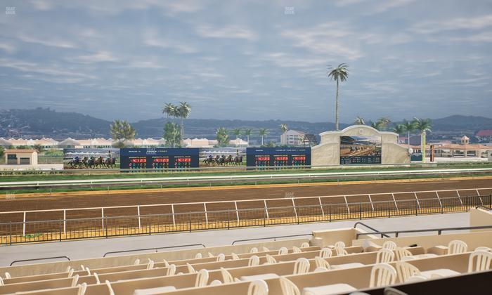 Del Mar Thoroughbred Club - Section Stretch Run Box 32 A Lvl 2 Seat View