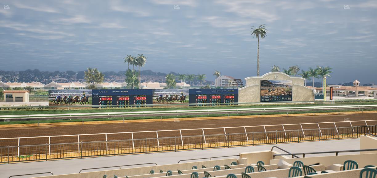 Del Mar Thoroughbred Club - Section Stretch Run Box 32 A Lvl 2 Seat View