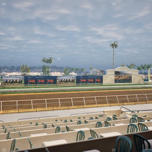 Del Mar Thoroughbred Club - Section Stretch Run Box 32 A Lvl 2 Seat View