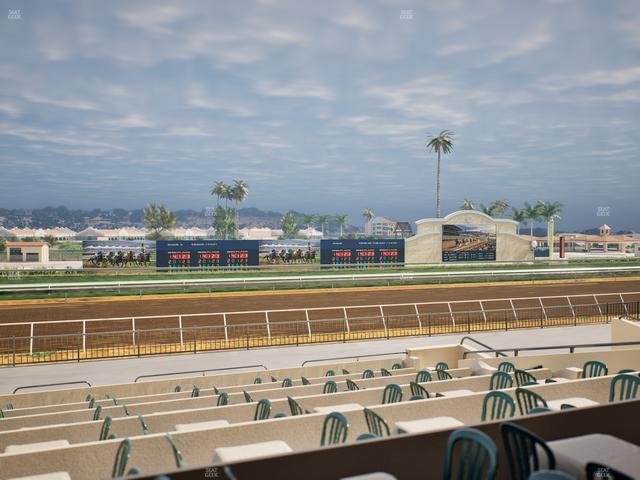 Del Mar Thoroughbred Club - Section Stretch Run Box 32 A Lvl 2 Seat View