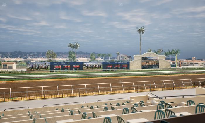 Del Mar Thoroughbred Club - Section Stretch Run Box 32 A Lvl 2 Seat View