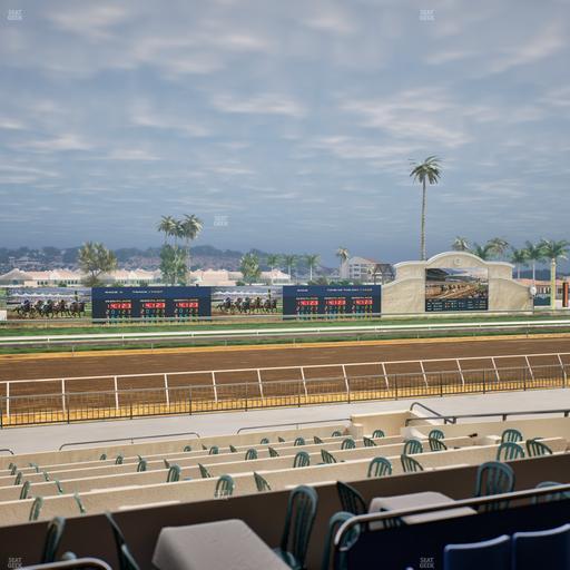 Del Mar Thoroughbred Club - Section Stretch Run Box 32 B Lvl 2 Seat View