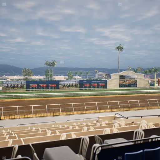 Del Mar Thoroughbred Club - Section Stretch Run Box 32 B Lvl 2 Seat View