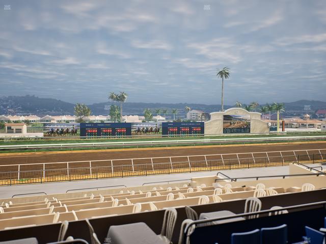 Del Mar Thoroughbred Club - Section Stretch Run Box 32 B Lvl 2 Seat View