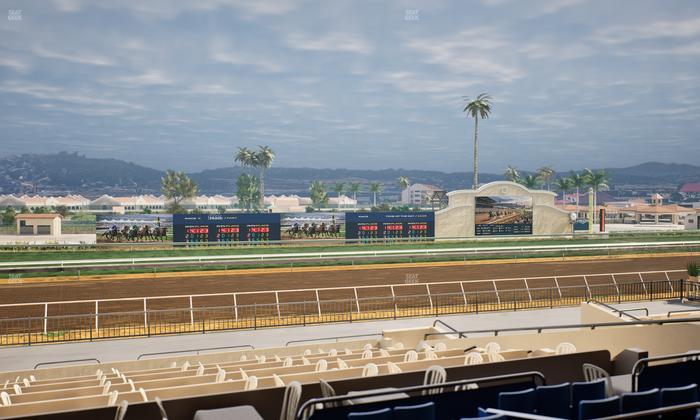 Del Mar Thoroughbred Club - Section Stretch Run Box 32 C Lvl 2 Seat View