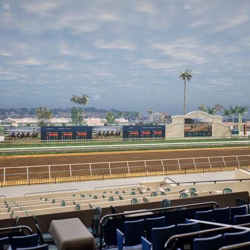 Del Mar Thoroughbred Club - Section Stretch Run Box 32 C Lvl 2 Seat View