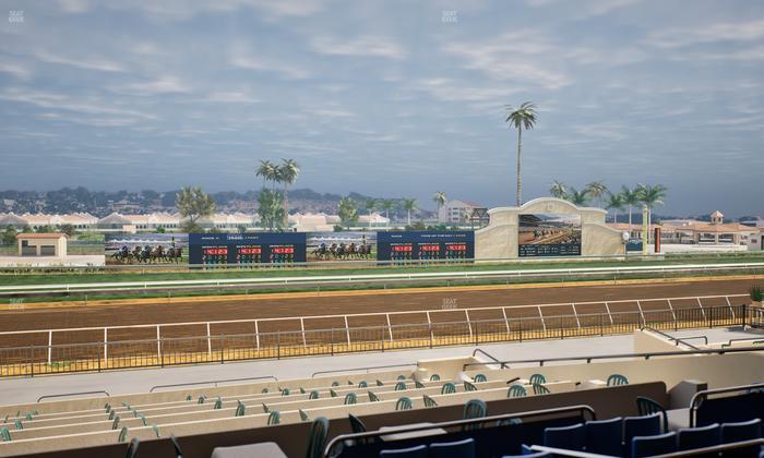Del Mar Thoroughbred Club - Section Stretch Run Box 32 C Lvl 2 Seat View