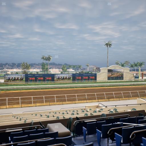 Del Mar Thoroughbred Club - Section Stretch Run Box 32 D Lvl 2 Seat View