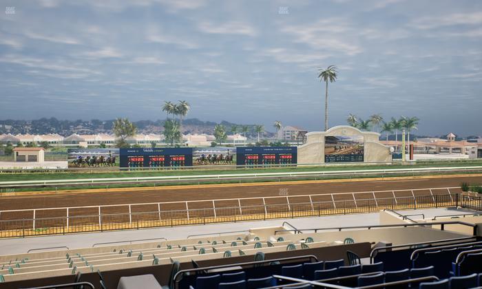 Del Mar Thoroughbred Club - Section Stretch Run Box 32 Lvl 2 Seat View