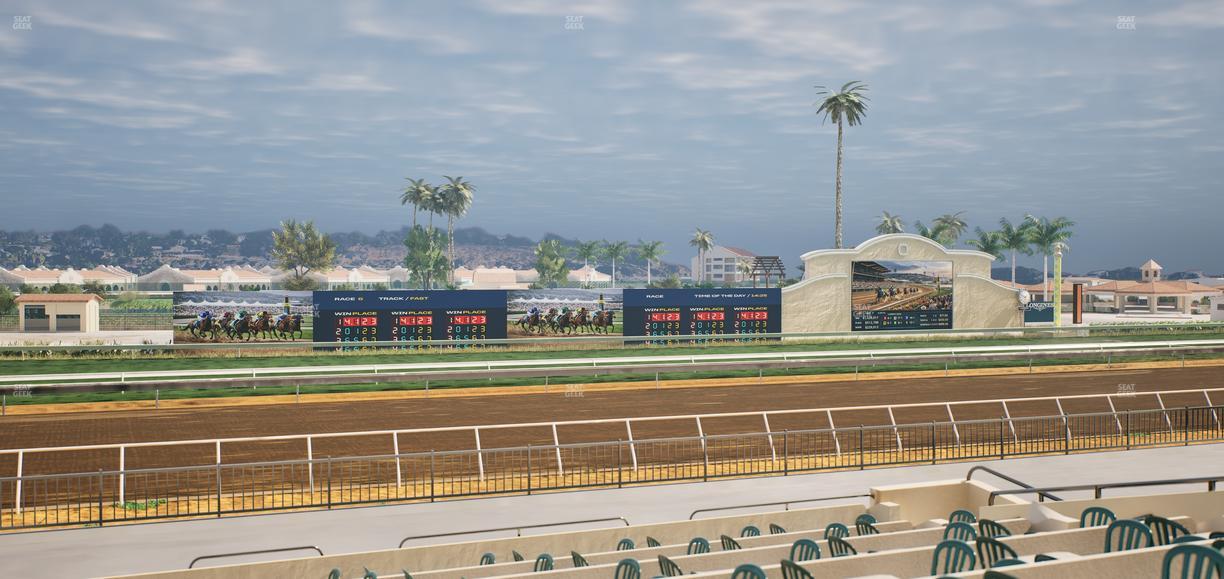 Del Mar Thoroughbred Club - Section Stretch Run Box 33 A Lvl 2 Seat View