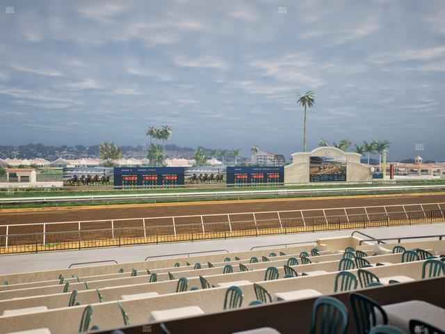 Del Mar Thoroughbred Club - Section Stretch Run Box 33 A Lvl 2 Seat View