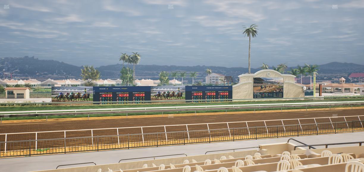 Del Mar Thoroughbred Club - Section Stretch Run Box 33 A Lvl 2 Seat View