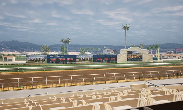 Del Mar Thoroughbred Club - Section Stretch Run Box 33 A Lvl 2 Seat View