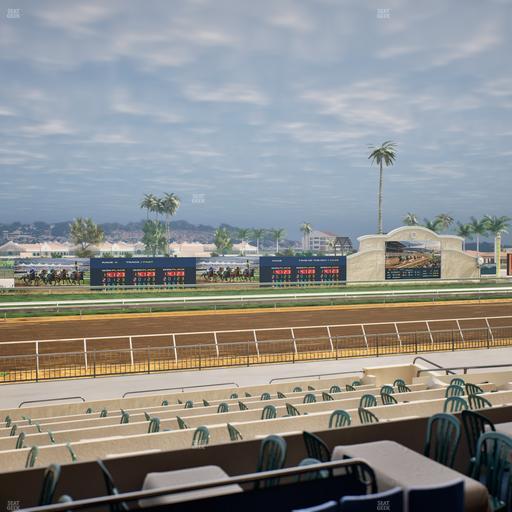 Del Mar Thoroughbred Club - Section Stretch Run Box 33 B Lvl 2 Seat View