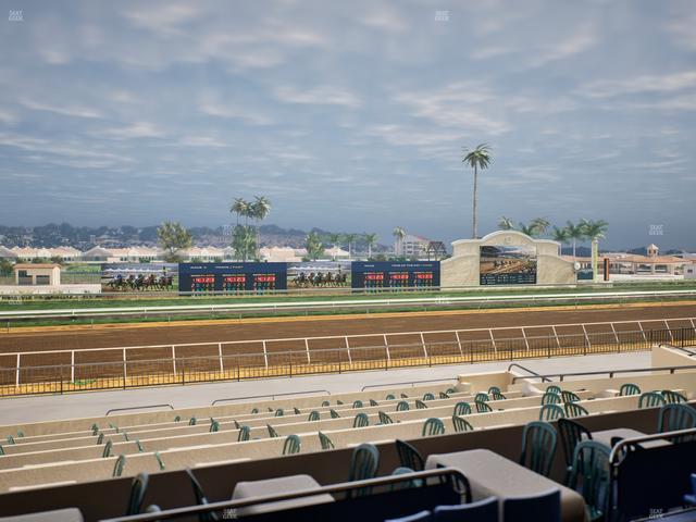 Del Mar Thoroughbred Club - Section Stretch Run Box 33 B Lvl 2 Seat View