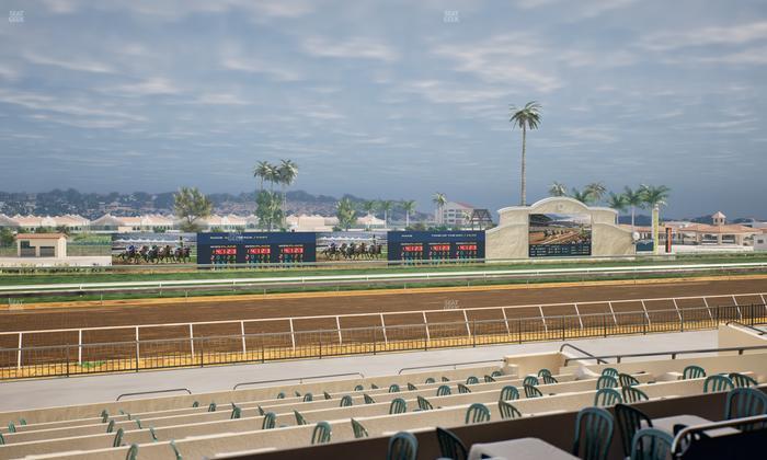 Del Mar Thoroughbred Club - Section Stretch Run Box 33 B Lvl 2 Seat View