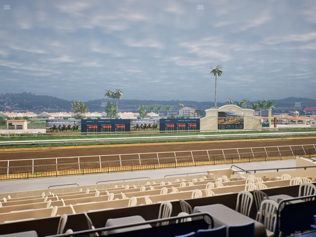 Del Mar Thoroughbred Club - Section Stretch Run Box 33 B Lvl 2 Seat View