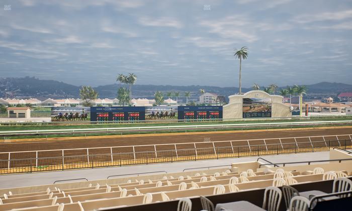 Del Mar Thoroughbred Club - Section Stretch Run Box 33 B Lvl 2 Seat View