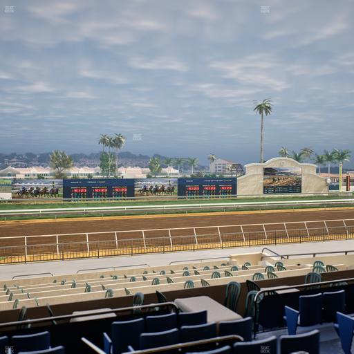 Del Mar Thoroughbred Club - Section Stretch Run Box 33 C Lvl 2 Seat View