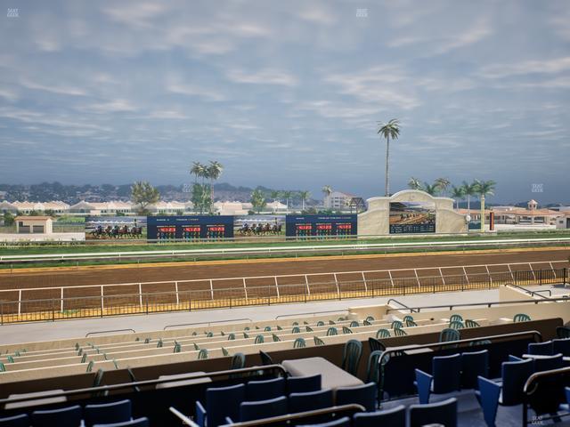 Del Mar Thoroughbred Club - Section Stretch Run Box 33 C Lvl 2 Seat View