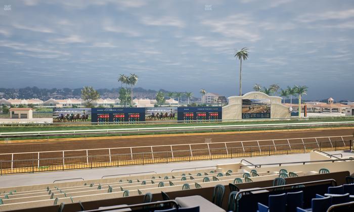 Del Mar Thoroughbred Club - Section Stretch Run Box 33 C Lvl 2 Seat View
