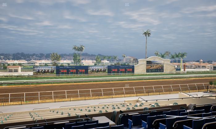 Del Mar Thoroughbred Club - Section Stretch Run Box 33 E Lvl 2 Seat View