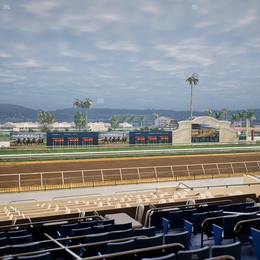 Del Mar Thoroughbred Club - Section Stretch Run Box 33 E Lvl 2 Seat View