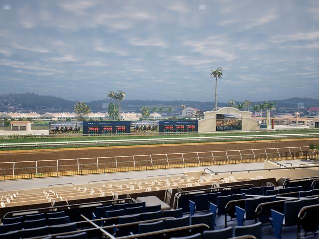 Del Mar Thoroughbred Club - Section Stretch Run Box 33 E Lvl 2 Seat View