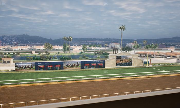 Del Mar Thoroughbred Club - Section Stretch Run Box 33 L Lvl 4 Seat View