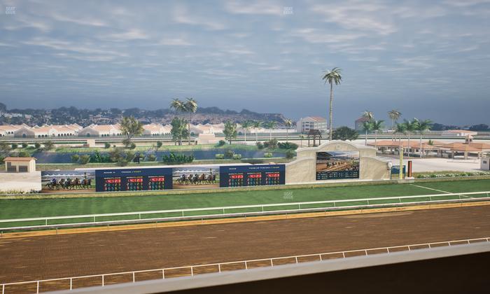Del Mar Thoroughbred Club - Section Stretch Run Box 33 L Lvl 4 Seat View