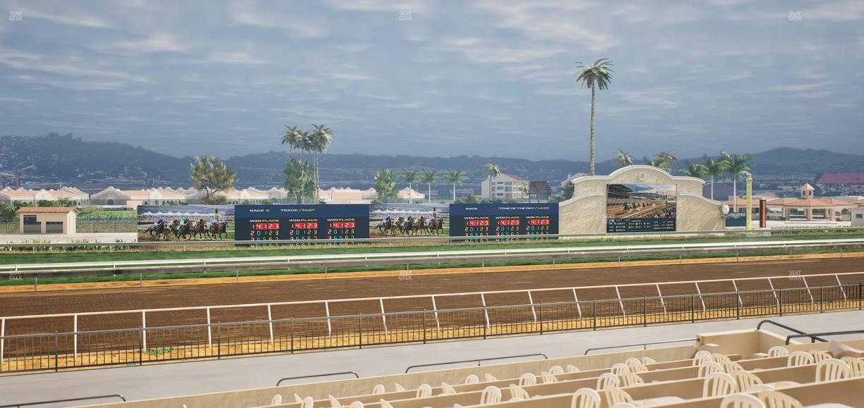 Del Mar Thoroughbred Club - Section Stretch Run Box 34 A Lvl 2 Seat View