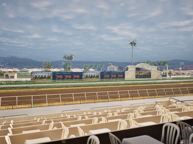 Del Mar Thoroughbred Club - Section Stretch Run Box 34 A Lvl 2 Seat View