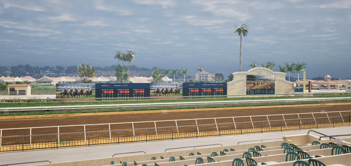 Del Mar Thoroughbred Club - Section Stretch Run Box 34 A Lvl 2 Seat View