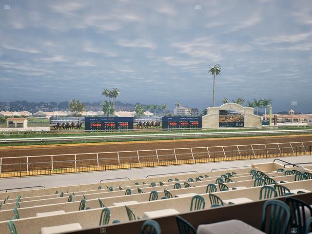 Del Mar Thoroughbred Club - Section Stretch Run Box 34 A Lvl 2 Seat View