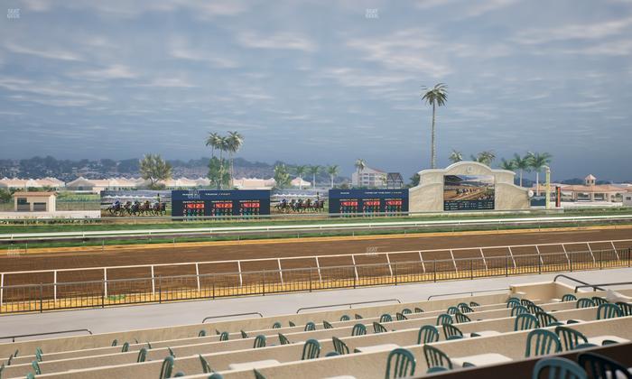 Del Mar Thoroughbred Club - Section Stretch Run Box 34 A Lvl 2 Seat View
