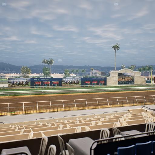 Del Mar Thoroughbred Club - Section Stretch Run Box 34 B Lvl 2 Seat View