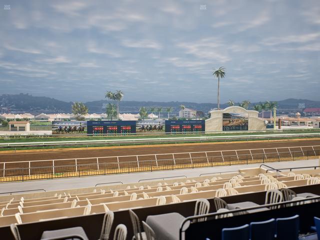 Del Mar Thoroughbred Club - Section Stretch Run Box 34 B Lvl 2 Seat View