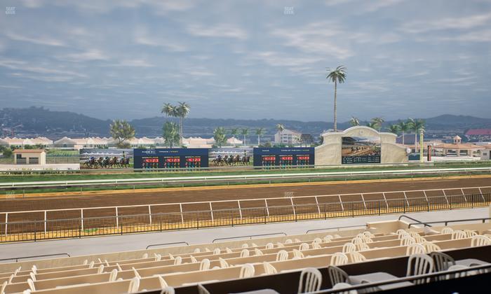 Del Mar Thoroughbred Club - Section Stretch Run Box 34 B Lvl 2 Seat View