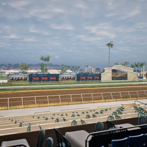 Del Mar Thoroughbred Club - Section Stretch Run Box 34 B Lvl 2 Seat View